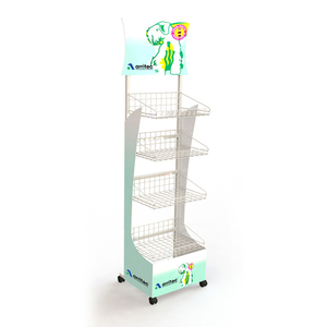 Tùy chỉnh đa Kệ thiết kế thương hiệu hiển thị đứng kim loại cửa hàng đồ đạc bán lẻ hiển thị sàn hiển thị Rack với phân vùng <span class=keywords><strong>Acrylic</strong></span> - Product Image 3