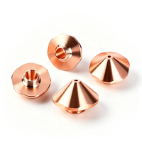 Tête de découpe laser à fibre CNC Precitec WSX, en cuivre, calibre D28/D32, 1,0-5,0 mm, buse de découpe laser simple/double couche, longueur d'onde 1064 nm