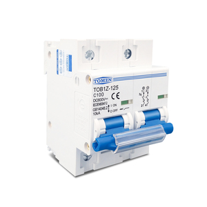 TOMZN Disjoncteur DC 2P MCB 600V 125A 100A 80A pour Système PV <span class=keywords><strong>Courbe</strong></span> C, Interrupteur Principal de Batterie - Product Image 2