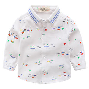 เสื้อคุर्ตาผู้ชายแขนยาวลายการ์ตูนรถยนต์สำหรับเด็กผู้ชาย ลายสก็อตคาวบอย จากซัพพลายเออร์จีน - Product Image 2