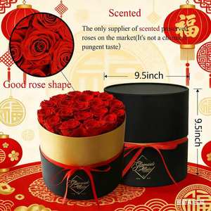 Wholesale Flower Mother's Day Gift Long Life Lasting Real Natural Everlasting Immortal Forever Eternal Preserved <b>Rose</b> in <b>Box</b> - Product Image 3