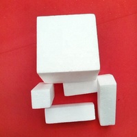 Brique en mousse de polystyrène EPS blanche, bloc de mousse rigide et léger pour sculpture, projet scolaire, fabrication de maquettes