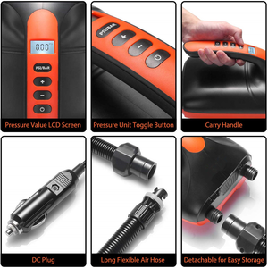 Pompe à air électrique Stermay haute <span class=keywords><strong>pression</strong></span> 20 PSI <span class=keywords><strong>gonflage</strong></span> rapide SUP Produit gonflable Pompe pour planche à pagaie - Product Image 3