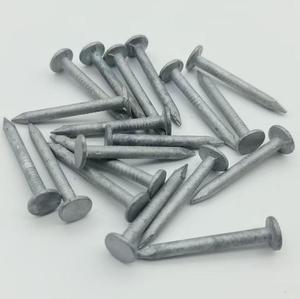 Galvanized Spiral/Ring Shank Flat Head Clout Nails for Roofing <strong>Felt</strong> <strong>Tacks</strong> Crafts Home Furniture Outdoor Wood Fence Roof Tiles - Product Image 5