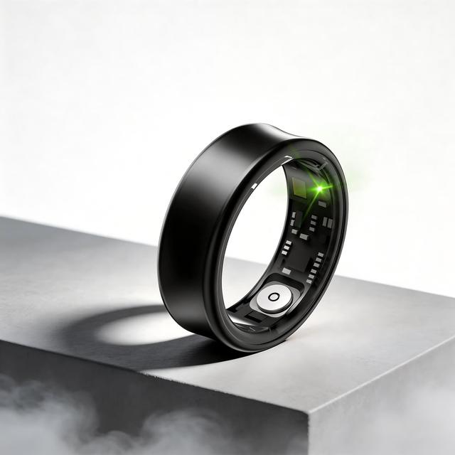 SHR K3 Smart Titanium Ring with Hypoallergenic Coating Ultra Lightweight Design for Daily Wearable Health