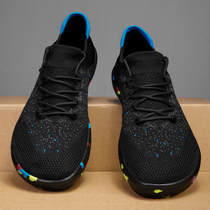 Chaussures décontractées pour hommes, nouvelle mode, grande taille 48, bout rond, tige en tissu, fermeture à lacets, couleur unie, collection Printemps-Été - Product Image 3