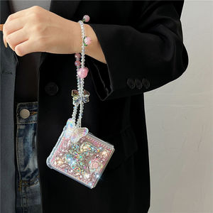 Pour <span class=keywords><strong>Samsung</strong></span> <span class=keywords><strong>Z</strong></span> <span class=keywords><strong>Flip</strong></span> 5 Case Diamond Glitter Bling Butterfly Wrist Chain Phone Case Pour <span class=keywords><strong>Samsung</strong></span> <span class=keywords><strong>Z</strong></span> <span class=keywords><strong>Flip</strong></span> 4 <span class=keywords><strong>3</strong></span> Shell Cases - Product Image 2