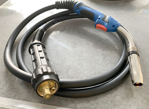 Mỏ Hàn Làm Mát Bằng Khí CO2 Mag/Mig Loại <span class=keywords><strong>Binzel</strong></span> Chất Lượng Cao MB36KD Với Cáp 4M Để Hàn - Product Image 2