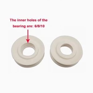 ล้อนำทางเซรามิกทั้งหมด ล้อนำทางเซรามิกแบบเต็ม ล้อนำทางเซรามิกสำหรับสายพานลากลวด ขนาดเส้นผ่านศูนย์กลางภายนอก 50 มม. OEM - Product Image 3