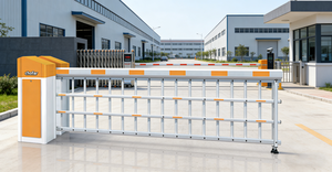 Barrière de stationnement coulissante automatique personnalisable en alliage d'aluminium industriel <span class=keywords><strong>6M</strong></span> pour parking - Product Image 3