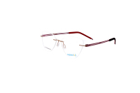 Superovo 2025 Gafas Ópticas de Lujo Unisex con Montura de Titanio sin Aro, Ligeras, Ovaladas, Doradas, Hechas a Mano, Diseño de Moda para Uso Diario