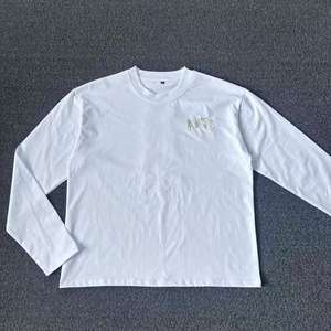 <span class=keywords><strong>T</strong></span>-shirt Oversize Premium Personalizzata da Uomo in Stile Streetwear, 100% Cotone Pesante, Manica Lunga con Spalle Scese - Product Image 1