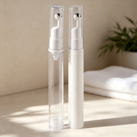 Flacon roll-on sans air rechargeable OEM 5ml 10ml 15ml pour crème contour des yeux et sérum, avec applicateur à bille métallique, emballage cosmétique