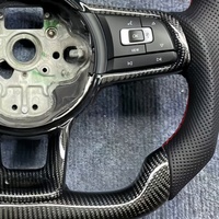 Volant en fibre de carbone pour Volkswagen MK7 Golf GTI GTS R-Line Polo Scirocco GTD GTE MK6 CC Passat Jetta Golf7.5 Golf6 R
