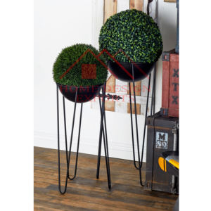 Maceta de hierro galvanizado 2025 en diseño en relieve macetas hogar y jardín maceta decorativa de Metal con soporte para decoración del hogar - Product Image 6