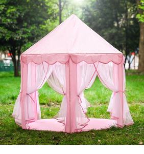 Venta al por mayor Pink Girl Play Children Small House Plegable Playtent Party Castle Accesorios de fotografía - Product Image 6