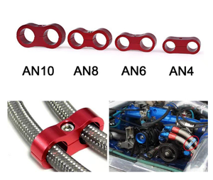 Phổ 8an kép Hose separator Kẹp nhôm nhiên liệu dòng gắn kẹp cho dầu Bolt cấu trúc - Product Image 6