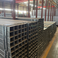 Tubo Cuadrado de Acero Galvanizado Personalizado, Grado Q235B/Q355B, 20x20-600x600 mm, Estándar ASTM, Equipo de Construcción