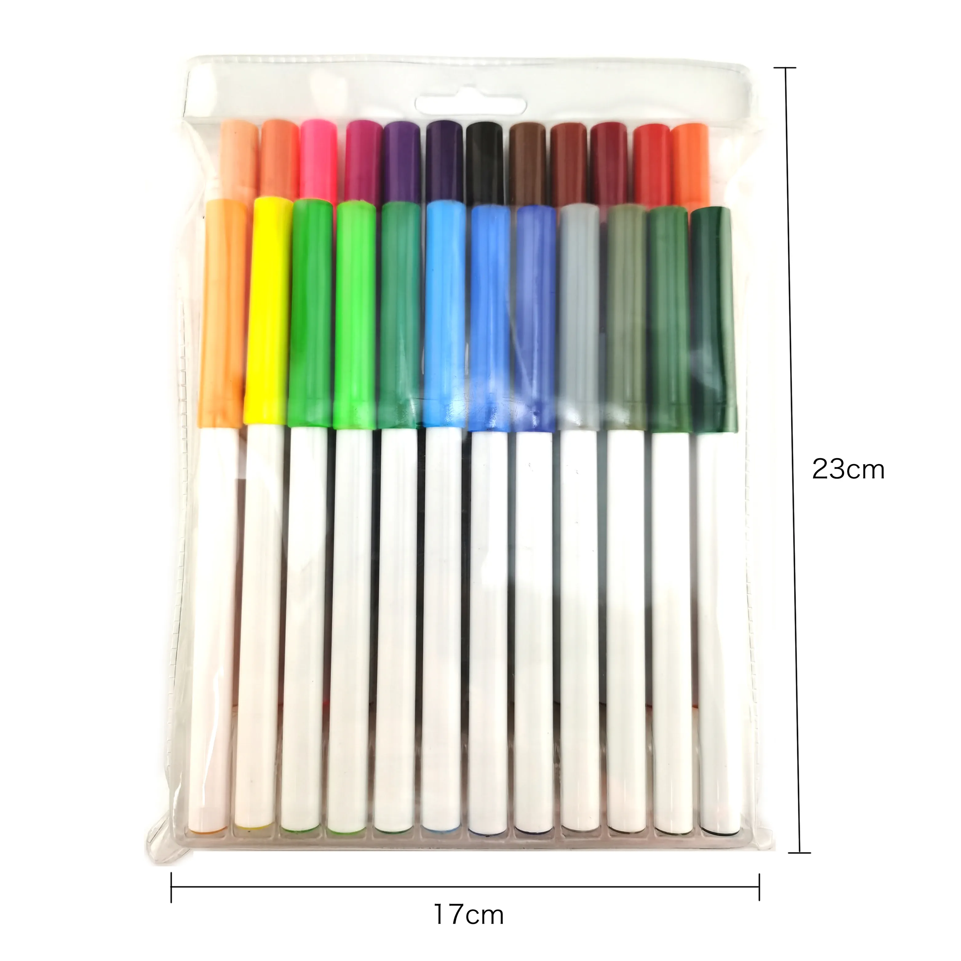 कम MOQ उच्च गुणवत्ता वाले पानी के रंग ड्राइंग मार्कर ब्रश टिप मार्कर ड्राइंग के लिए 24 रंग वॉटरकलर ब्रश पेन