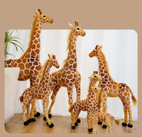 Grande girafe géante en peluche Jouet géant en peluche Simulation d'animaux en peluche Grande girafe en peluche Poupée pour enfants Cadeau