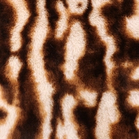 Nouveau design 2026 – Tissu imprimé en fausse fourrure de lapin tricoté respirant effet nuage 500G, 100 % polyester pour filles et garçons