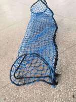 Sac en filet tubulaire en HDPE recyclable, gabion avec service de découpe, marque OEM, taille personnalisée acceptée pour le renforcement des berges