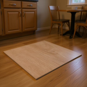 Dalles de sol en vinyle autocollantes 600 x 600 mm, épaisseur 2,5 mm, design imitation bois naturel pour cuisine, salle à manger, usage intérieur - Product Image 2