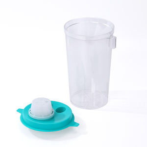 Pot à vide jetable certifié ISO, capacité 1800 ml, classe I, Hispa D-1800, pour salle d'opération et bloc opératoire - Product Image 4