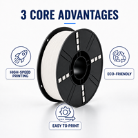 Becreative PETG Filament 1,75mm 1kg Hohe Zähigkeit Glatter Druck für FDM 3D-Drucker Haushaltsreparatur Aufhänger Halterung Haken