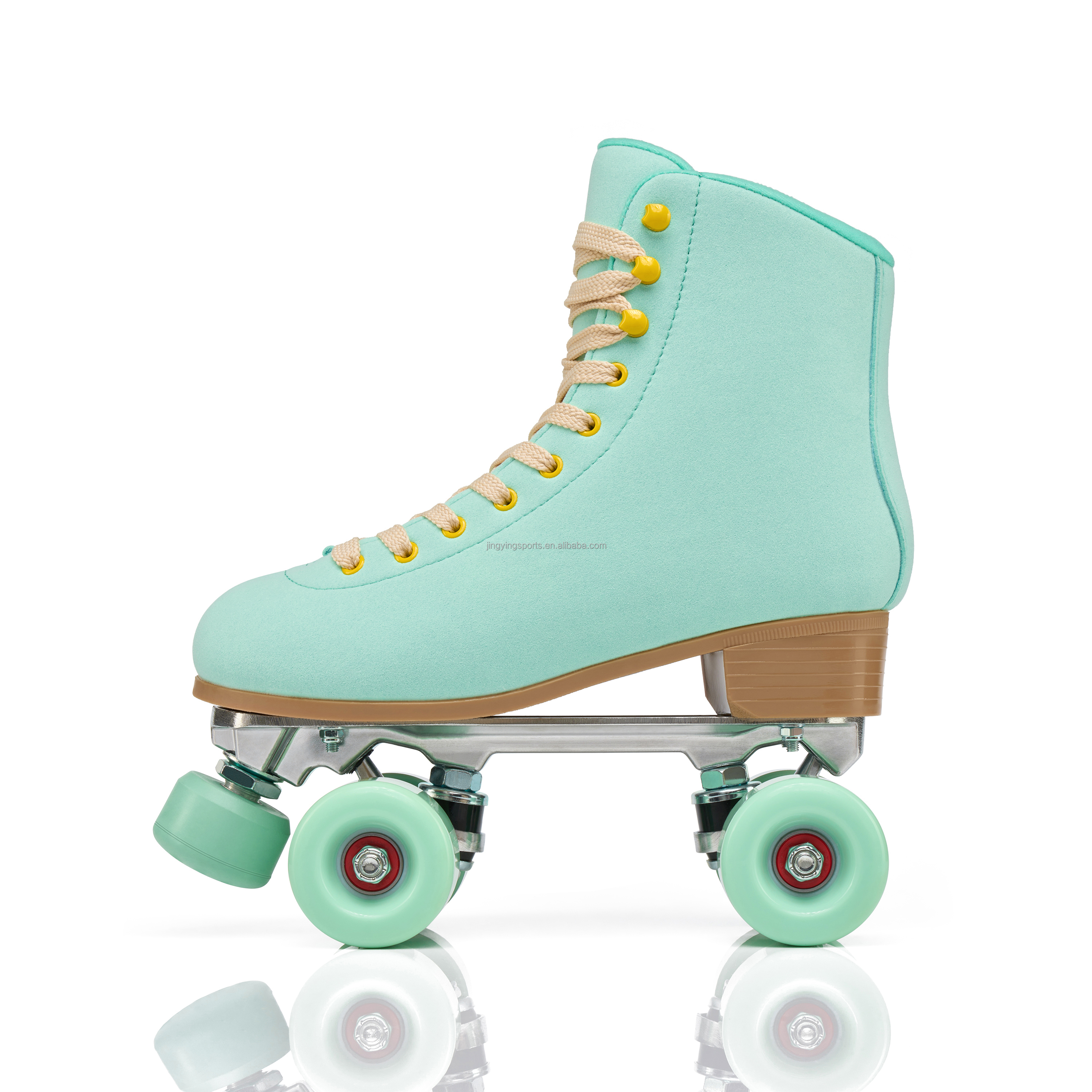 Pattins à Roulettes Brookfield Pour Fille - Taille 6 - Blanc Et Rose