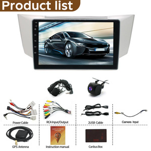 Radio de navigation GPS 9 pouces <span class=keywords><strong>avec</strong></span> 4+64G pour Lexus RX300 RX330 RX350 RX400H 2003-2009, Carplay, Android Auto, Radio RDS, SWC, écran partagé - Product Image 6