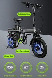 Vélo Électrique Pliant de Ville pour Adultes, 500 <span class=keywords><strong>Watts</strong></span>, Batterie Lithium 14 Pouces, Moteur Arrière Brushless, Idéal Longue Distance - Vente en Gros - Product Image 3