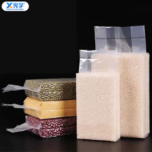Özel Baskılı Logolu Şeffaf Pa Pe Plastik Vakumlu Pirinç Briketi Poşeti Kalınlaştırılmış Gıda Sınıfı Sızdırmaz Sıkıştırma Poşeti Kuru Tahıllar İçin - Product Image 1