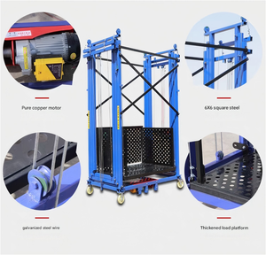 Échafaudage électrique haut de gamme avec télécommande, levage à un bouton et capacité de charge maximale de 500 kg pour la manutention de marchandises - Product Image 3