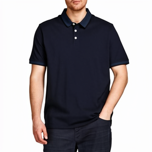 Chemise <span class=keywords><strong>JACK</strong></span> & <span class=keywords><strong>JONES</strong></span> pour <span class=keywords><strong>homme</strong></span>, 100% coton, bleu foncé, taille 6XL Plus UK - Product Image 1