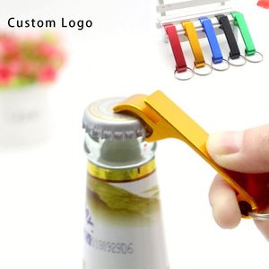 Metal <b>Keychain</b> with <b>Custom</b> Logo Beer Bottle Opener, Waterproof Lightweight Fashion Aluminum Irregular Shape - Product Image 1