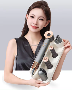 Sèche-cheveux professionnel 6-en-1 personnalisable à haute vitesse, ionique négatif, volumisant, avec étiquette privée, à air chaud - Product Image 1