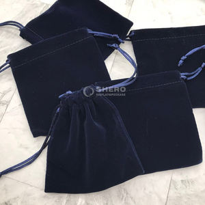 Sac en velours à cordon de serrage personnalisé, couleur cadeau, produits ménagers en velours, sacs en velours avec logo - Product Image 2