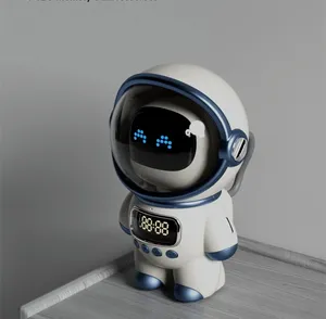 Astronot BT pintar Stereo DODO BT cerdas, jam audio interaktif AI, Speaker jam alarm, hadiah Speaker kreatif
