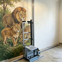 Impresora vertical 3D 4D 5D para murales de fondo en interiores y exteriores, en lugar de pintar paredes, madera, lienzo, papel tapiz o vidrio