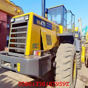 Chargeur de roue avant d'occasion de KOMATSU WA470 avec le moteur Cummins charge évaluée de 6 tonnes diesel à vendre - Product Image 2