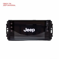 Écran large universel Android 7 pouces avec IPS CarPlay pour Jeep Compass, Jeep Commander, Jeep Wrangler, Chrysler 300C (modèles 2011-2014)