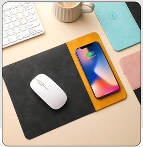 Alfombrilla de Ratón Inalámbrica Multifuncional de 15 W con Absorción Magnética, Carga Rápida, Logotipo Personalizado, Plegable, de Cuero PU - Product Image 5