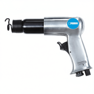 Martillo Neumático Fervi con 4 Cinceles Hexagonales, Herramienta de Trabajo Pesado para Metalurgia - Product Image 2