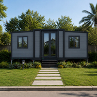 Fournisseur Vérifié – Maison Préfabriquée Moderne Pliable et Portable de 40 pieds à 2 Chambres, Prête à Habiter