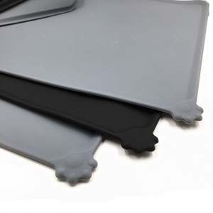 Pet Friendly <b>Silicone</b> <b>Mat</b> for Clean and Convenient Feeding Ideal for Indoor and Outdoor Settings - Product Image 1