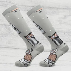 Quentin Comfortable Knee High Horse Riding Socks Custom Logo Unisex Knee High Boot Equestrian Socks