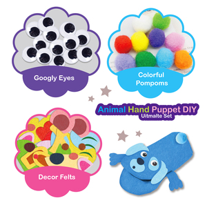 ที่กำหนดเองรู้สึกหุ่นมือทำชุดสำหรับเด็ก DIY ทำของเล่นหุ่นของคุณเองสำหรับเด็กหญิงและเด็กชาย - Product Image 3