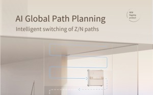 Robot limpiador ventanas inteligente portátil ECOVACS WINBOT limpieza rápida alta eficiencia triple boquilla rociado de agua - Product Image 4