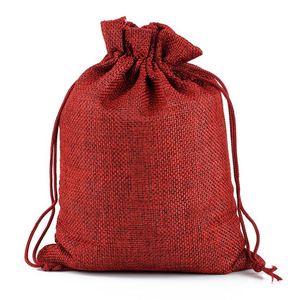 Sac à cordon en jute personnalisé, recyclable, écologique, durable, avec impression personnalisée - Product Image 3